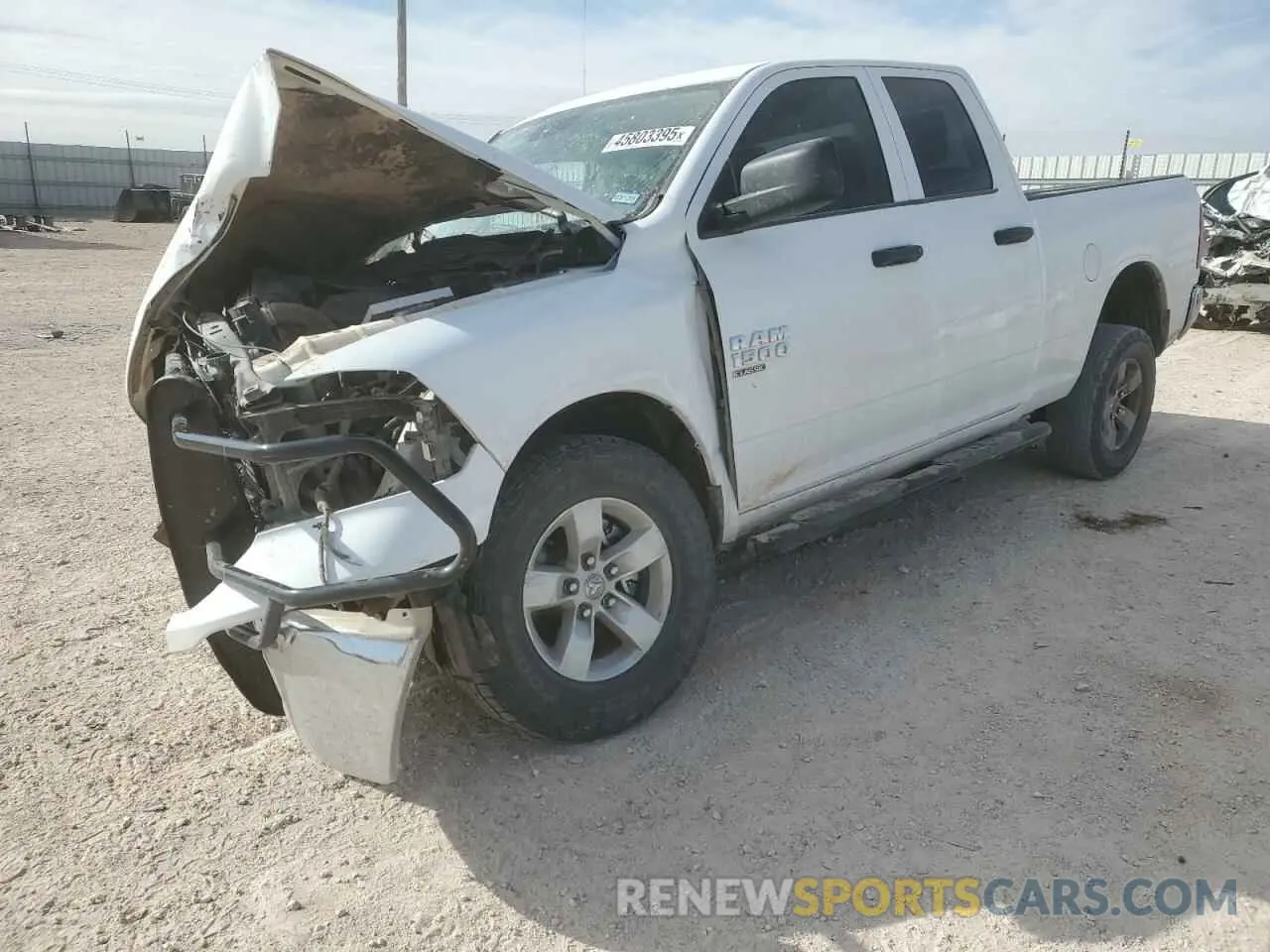 1 Photograph of a damaged car 1C6RR7FG0NS230358 RAM 1500 2022