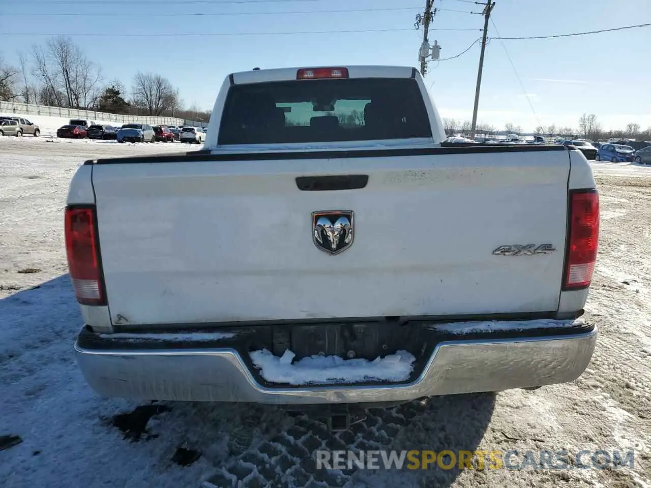 6 Photograph of a damaged car 1C6RR7FG1NS163544 RAM 1500 2022