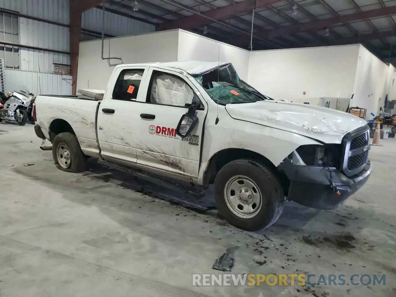 4 Photograph of a damaged car 1C6RR7FG3NS183990 RAM 1500 2022