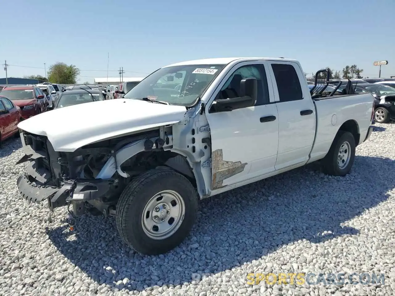 1 Photograph of a damaged car 1C6RR7FG6NS174958 RAM 1500 2022
