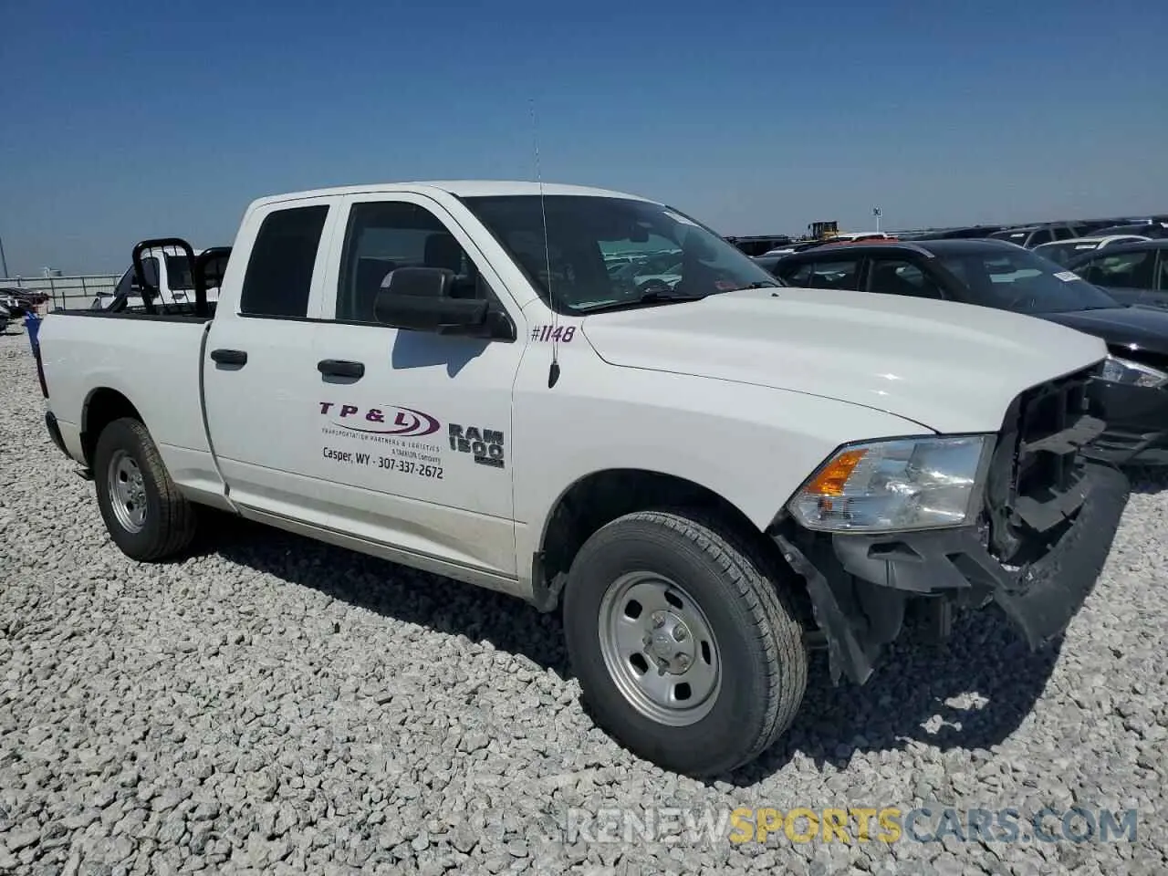 4 Photograph of a damaged car 1C6RR7FG6NS174958 RAM 1500 2022