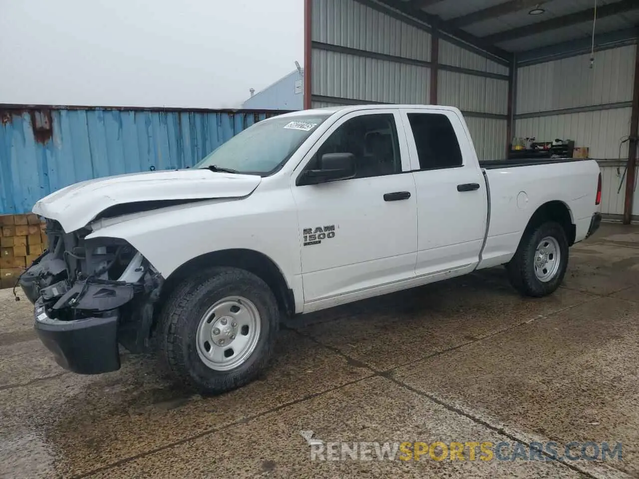 1 Photograph of a damaged car 1C6RR7FG9NS215678 RAM 1500 2022