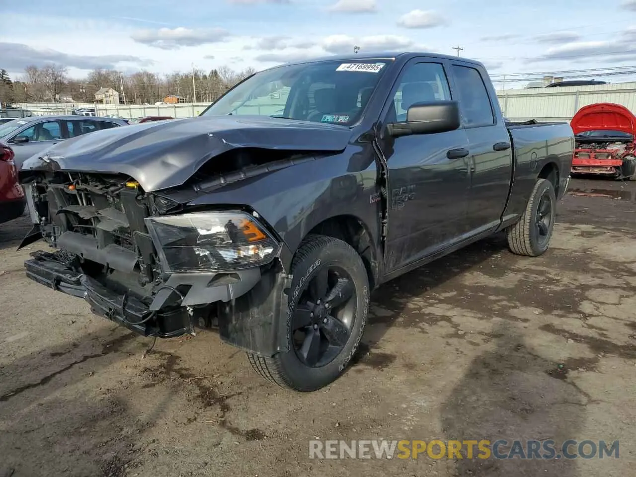 1 Photograph of a damaged car 1C6RR7FT2NS173142 RAM 1500 2022