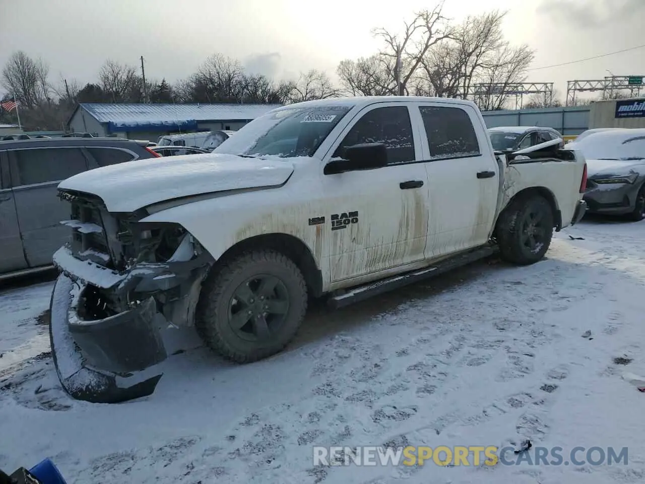 1 Photograph of a damaged car 1C6RR7KT0NS195131 RAM 1500 2022