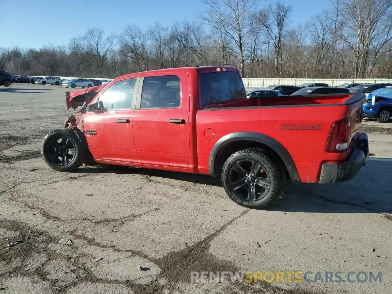 2 Photograph of a damaged car 1C6RR7LG2NS193950 RAM 1500 2022