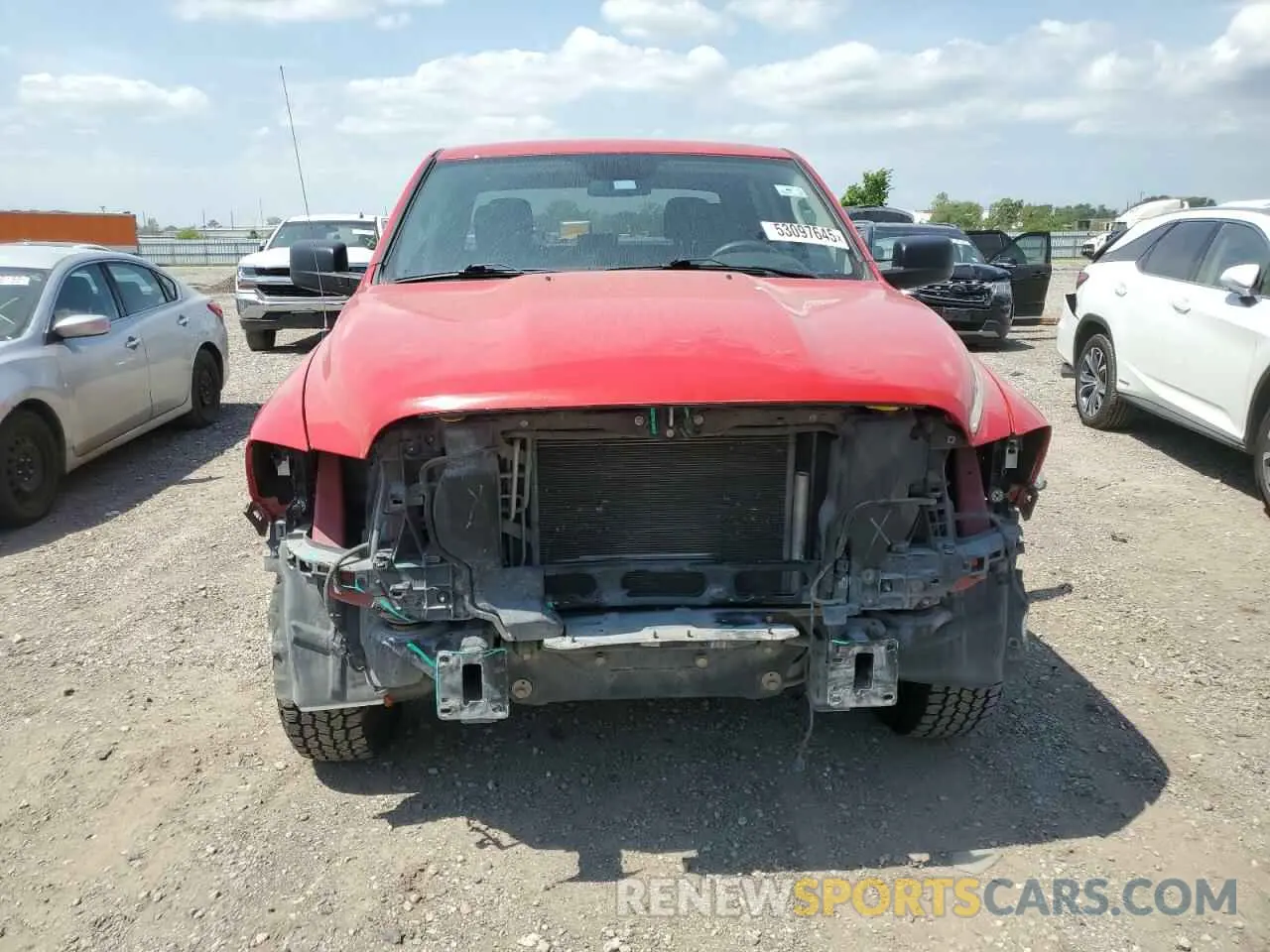 5 Photograph of a damaged car 1C6RR7LG4NS209128 RAM 1500 2022