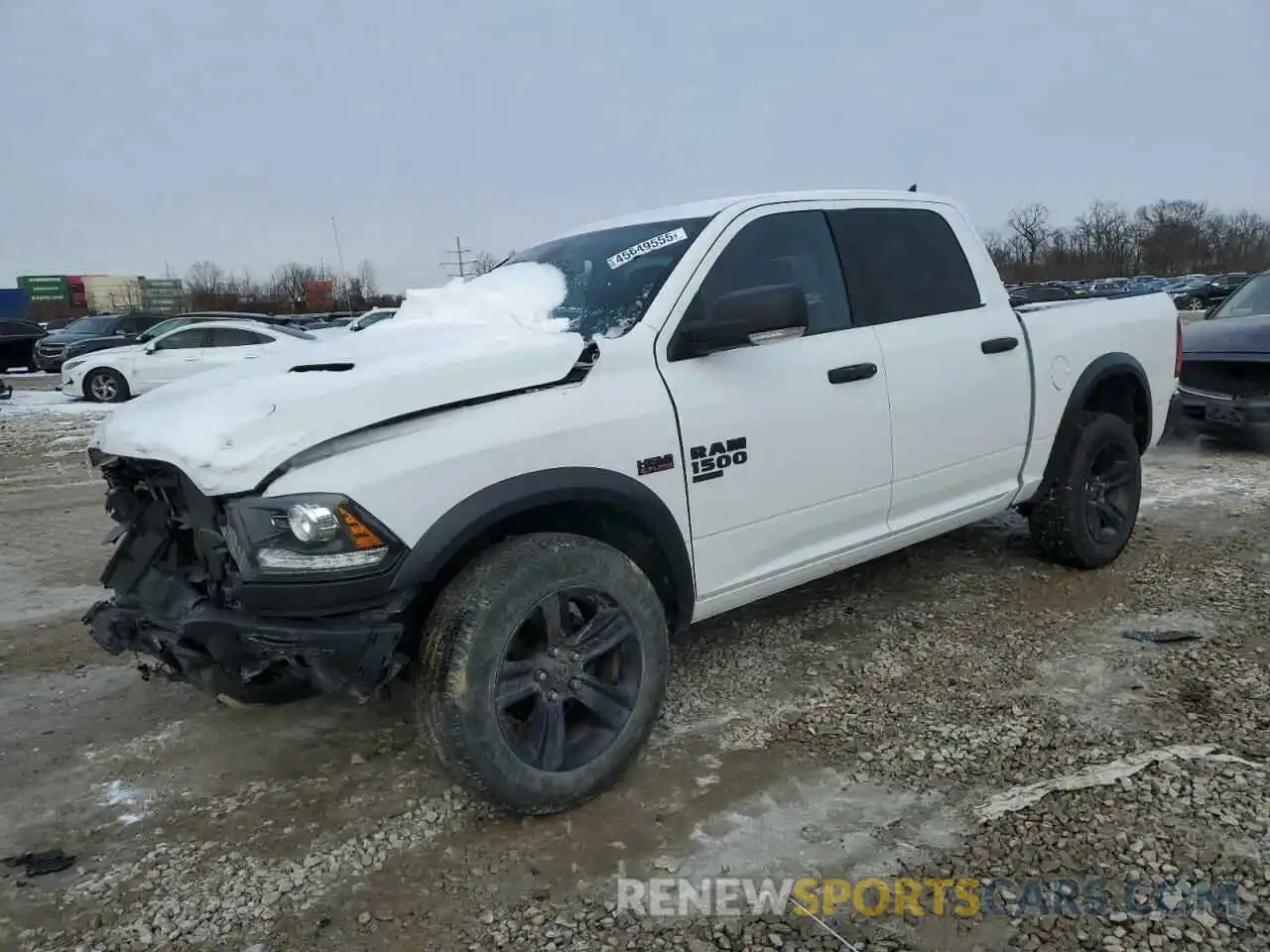 1 Photograph of a damaged car 1C6RR7LT5NS175861 RAM 1500 2022