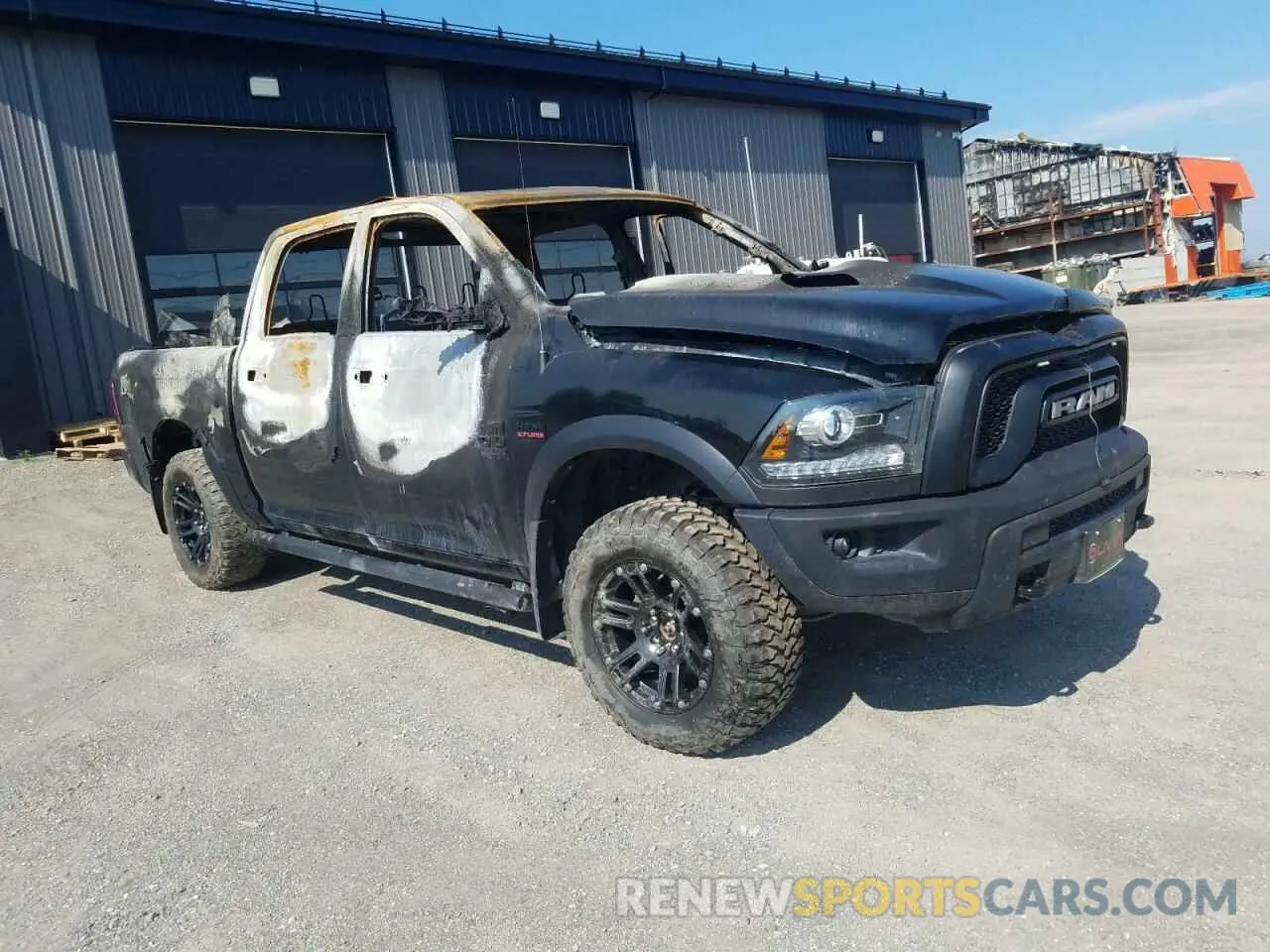 4 Photograph of a damaged car 1C6RR7LT9NS159338 RAM 1500 2022