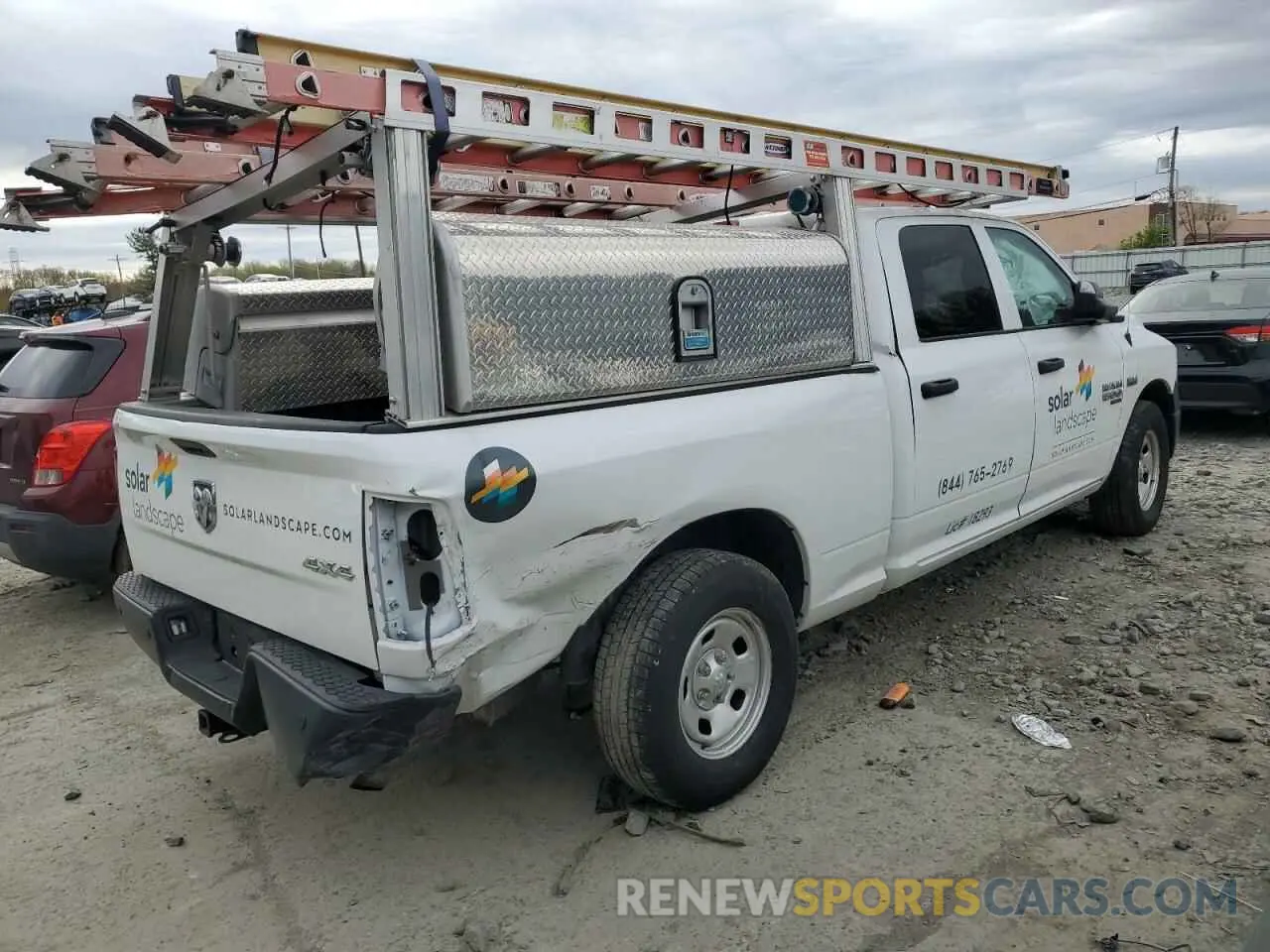 3 Photograph of a damaged car 1C6RR7ST1NS249844 RAM 1500 2022