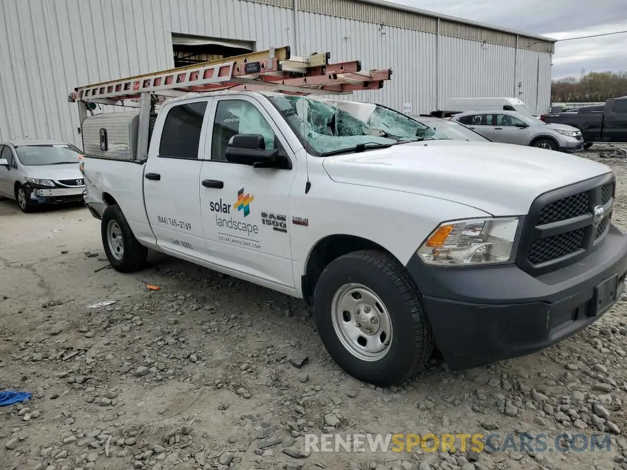 4 Photograph of a damaged car 1C6RR7ST1NS249844 RAM 1500 2022