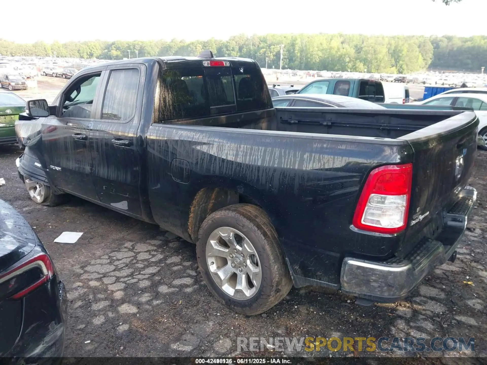 3 Photograph of a damaged car 1C6RREBG0NN218347 RAM 1500 2022