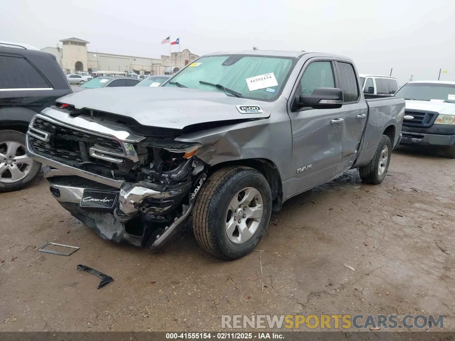 2 Photograph of a damaged car 1C6RREBG0NN268990 RAM 1500 2022