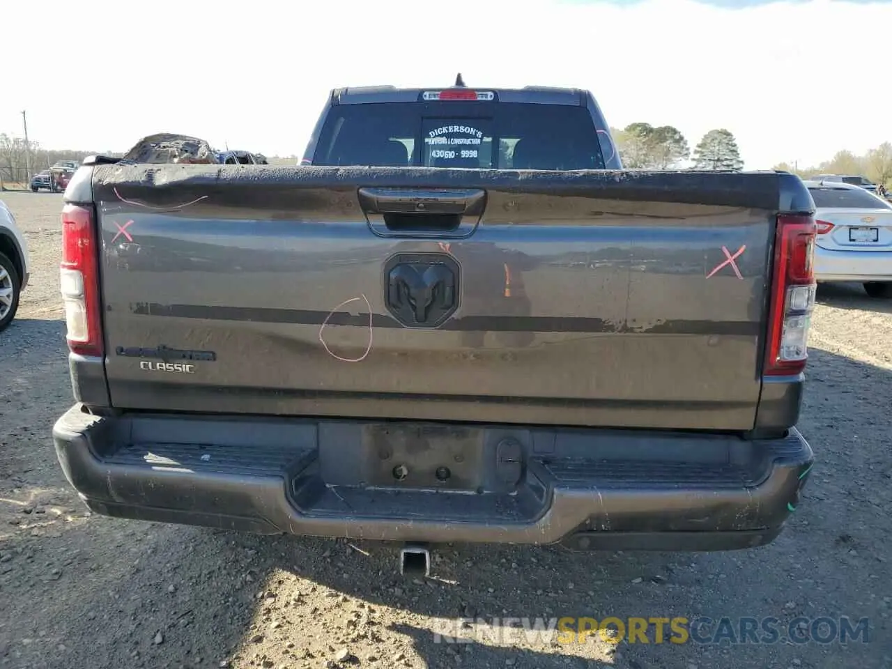 6 Photograph of a damaged car 1C6RREBG0NN372959 RAM 1500 2022