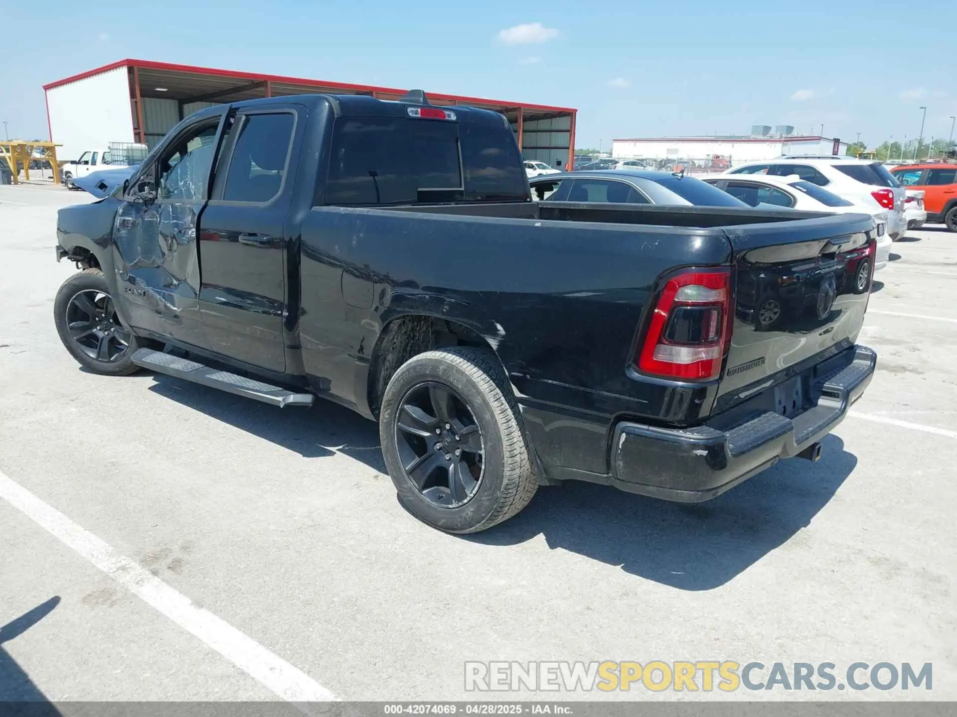 3 Photograph of a damaged car 1C6RREBG2NN122445 RAM 1500 2022