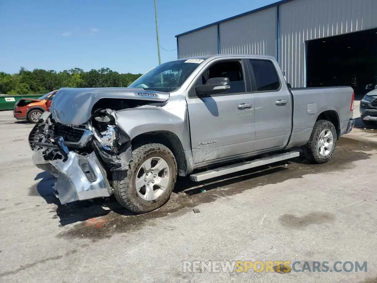 1 Photograph of a damaged car 1C6RREBG3NN373121 RAM 1500 2022