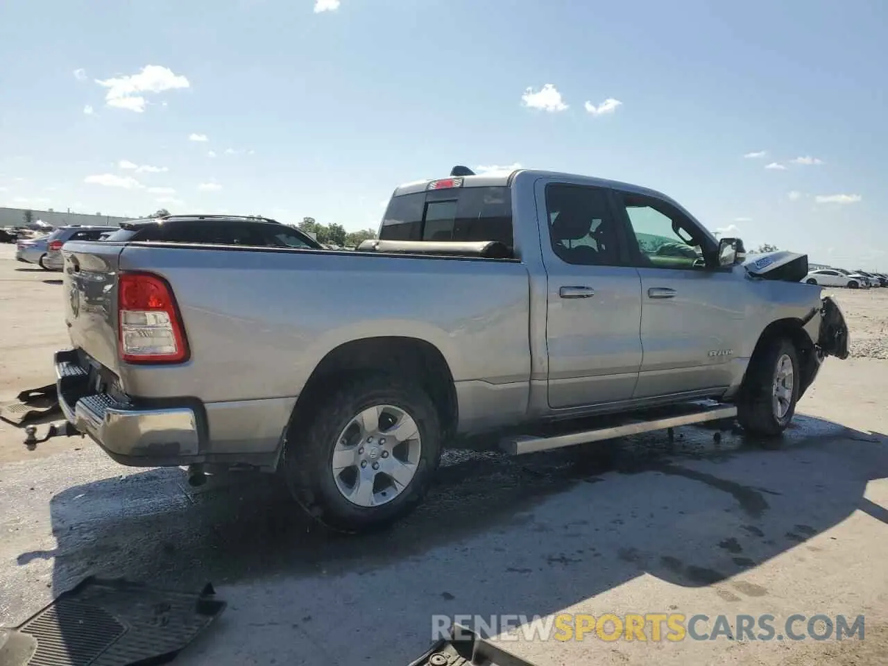 3 Photograph of a damaged car 1C6RREBG3NN373121 RAM 1500 2022