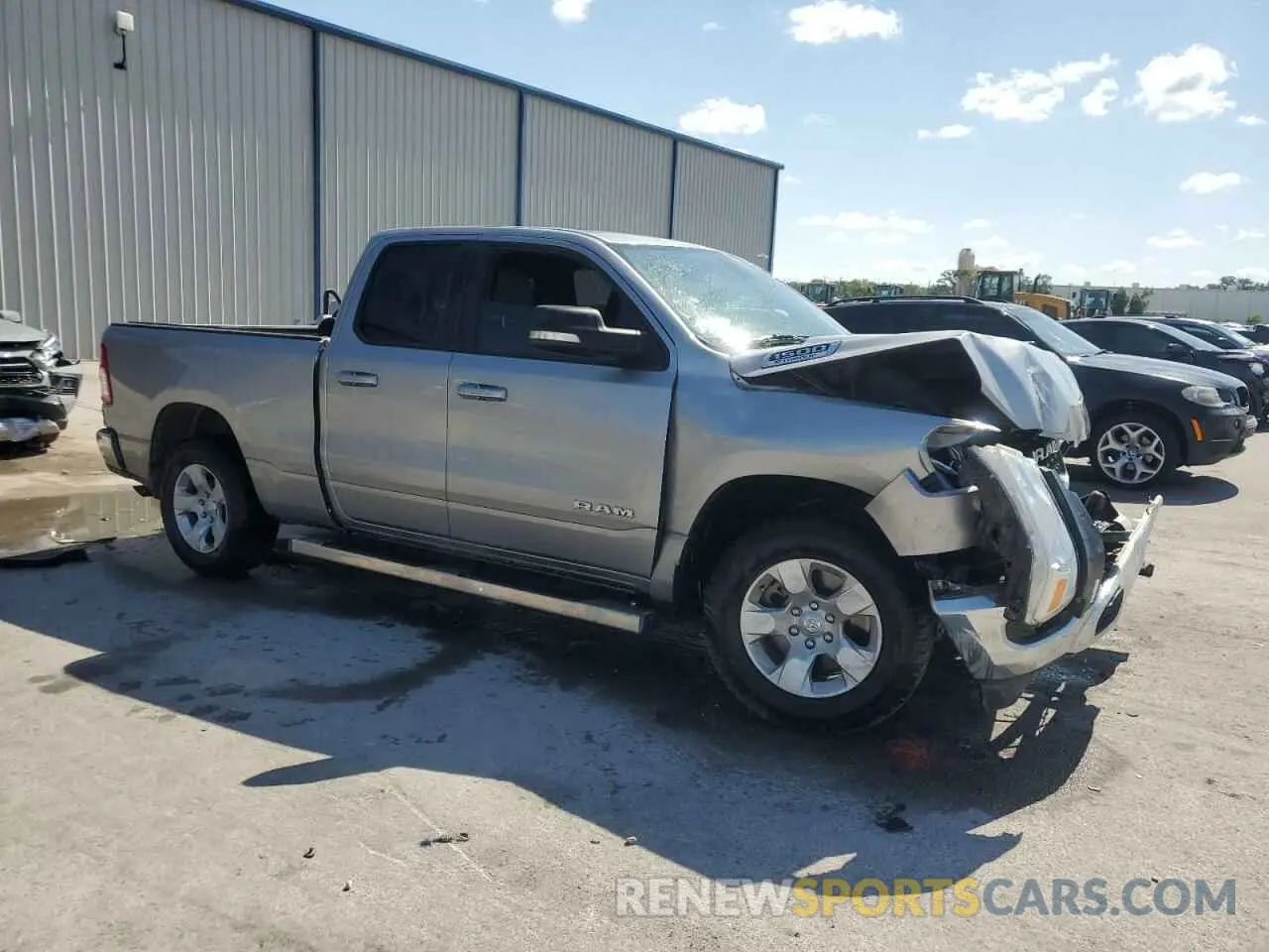 4 Photograph of a damaged car 1C6RREBG3NN373121 RAM 1500 2022