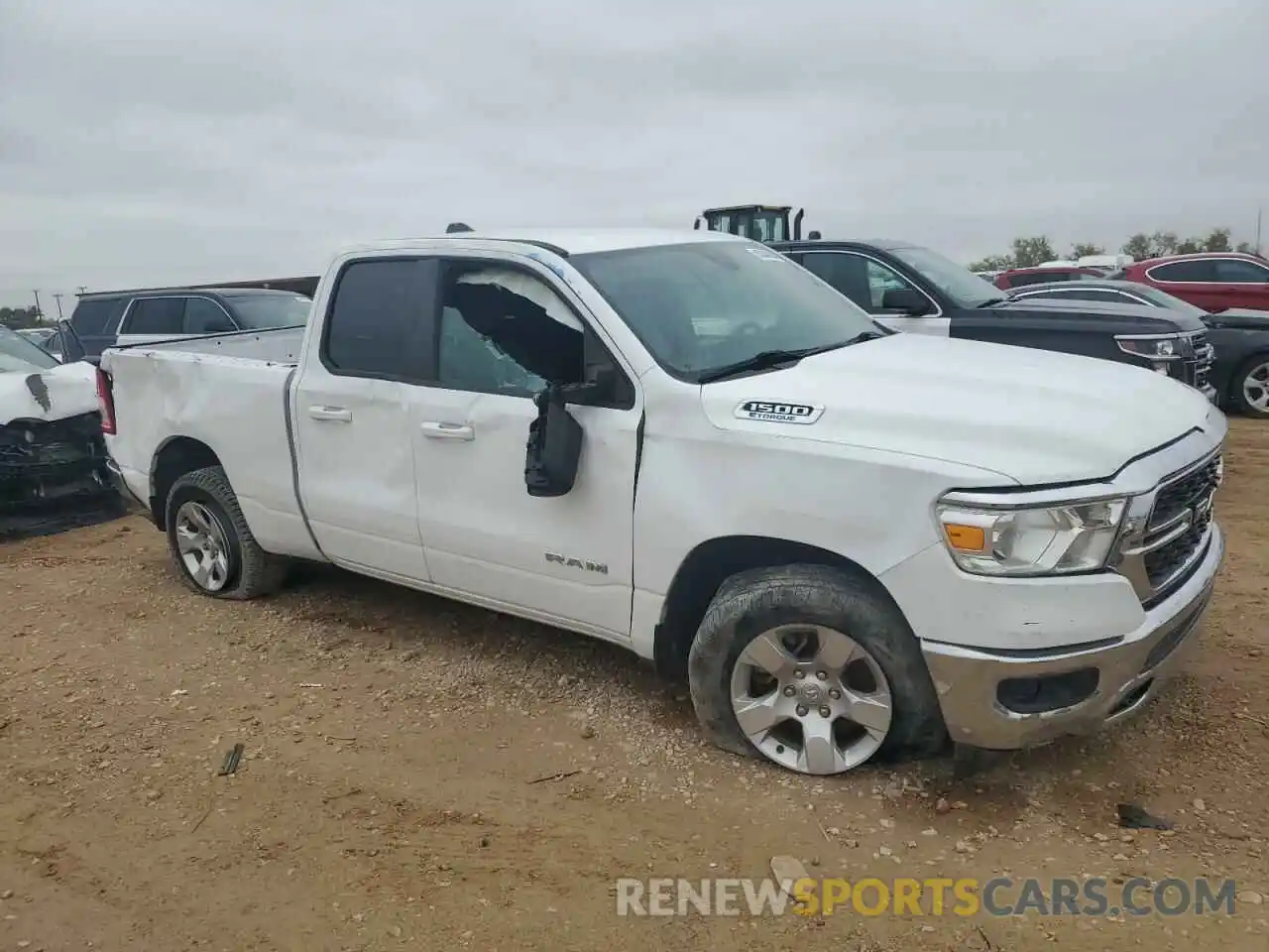 4 Photograph of a damaged car 1C6RREBG7NN273085 RAM 1500 2022