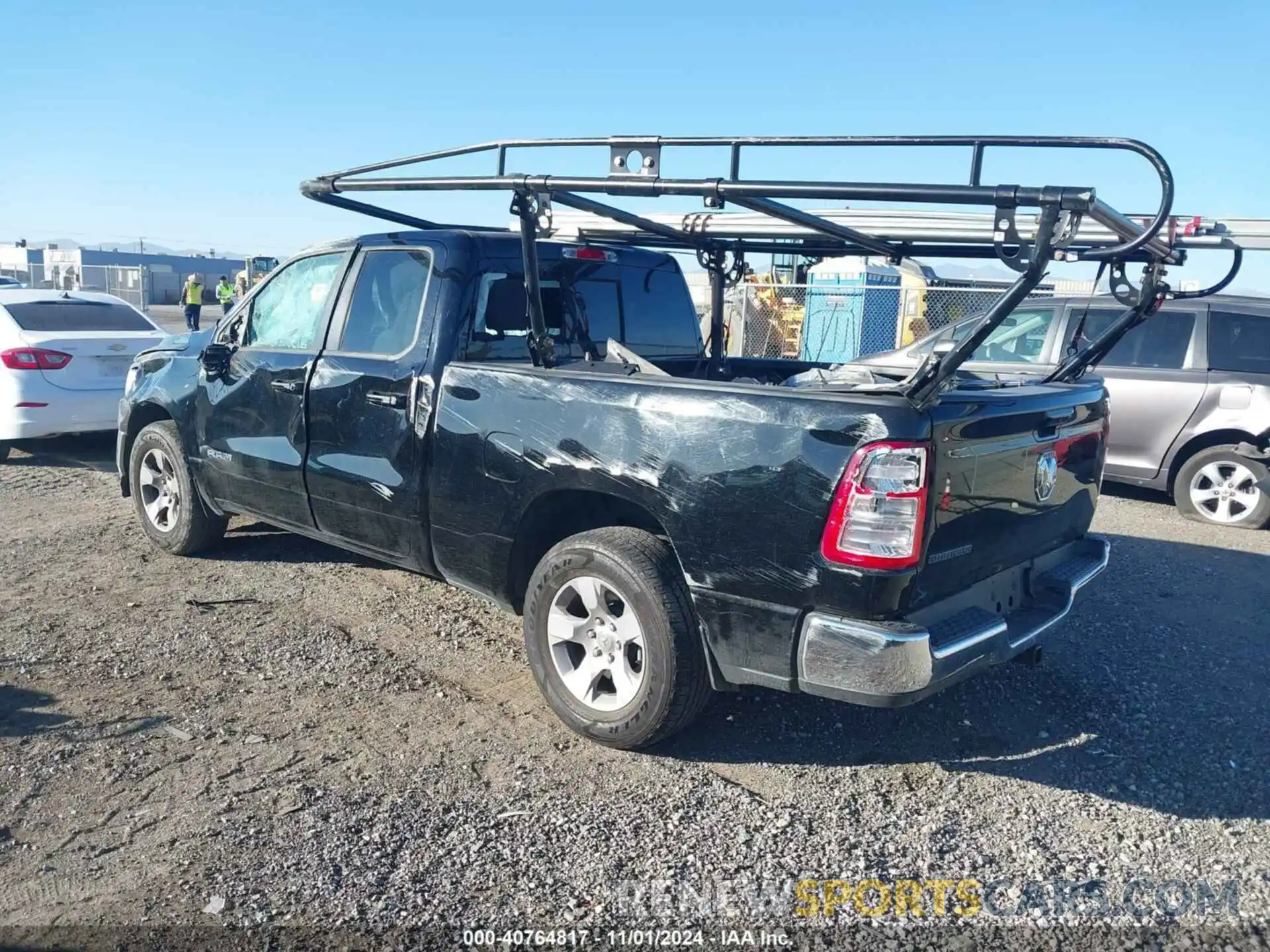 3 Photograph of a damaged car 1C6RREBG7NN451903 RAM 1500 2022