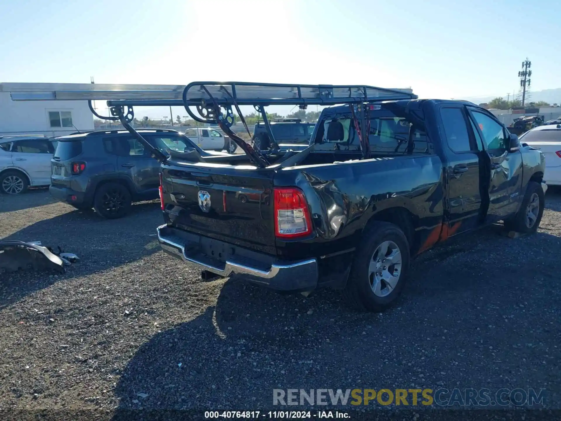 4 Photograph of a damaged car 1C6RREBG7NN451903 RAM 1500 2022