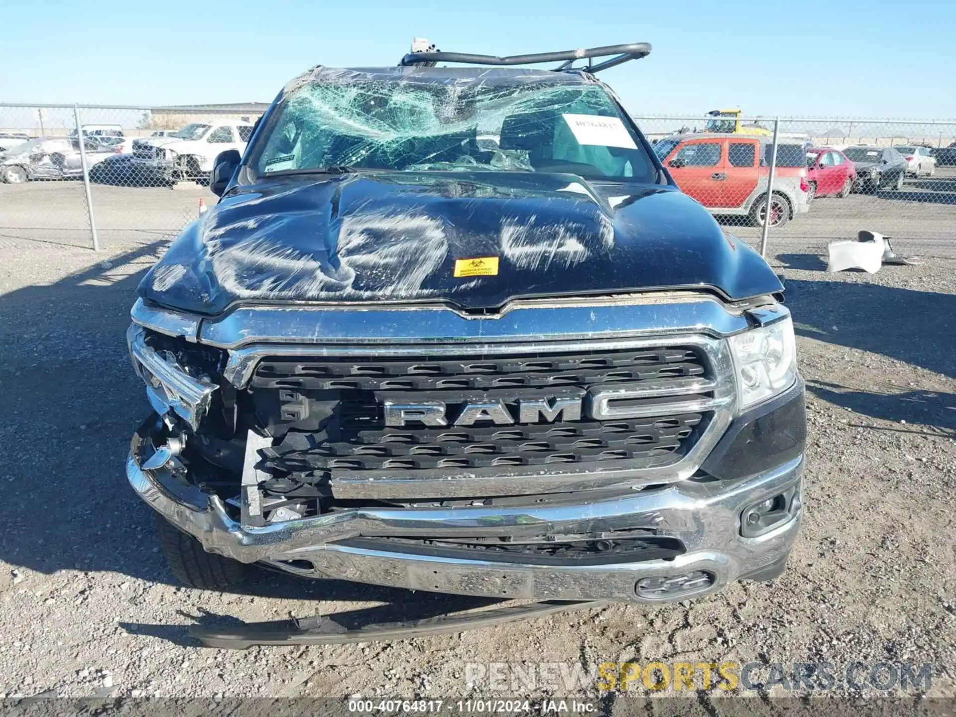 6 Photograph of a damaged car 1C6RREBG7NN451903 RAM 1500 2022