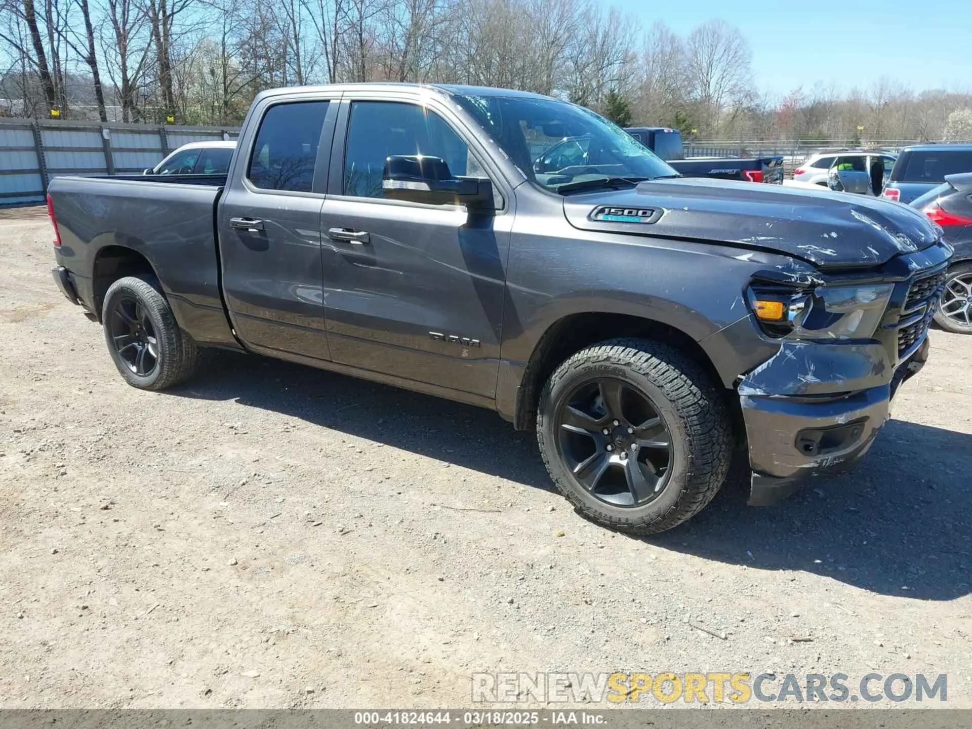 1 Photograph of a damaged car 1C6RREBG8NN398788 RAM 1500 2022