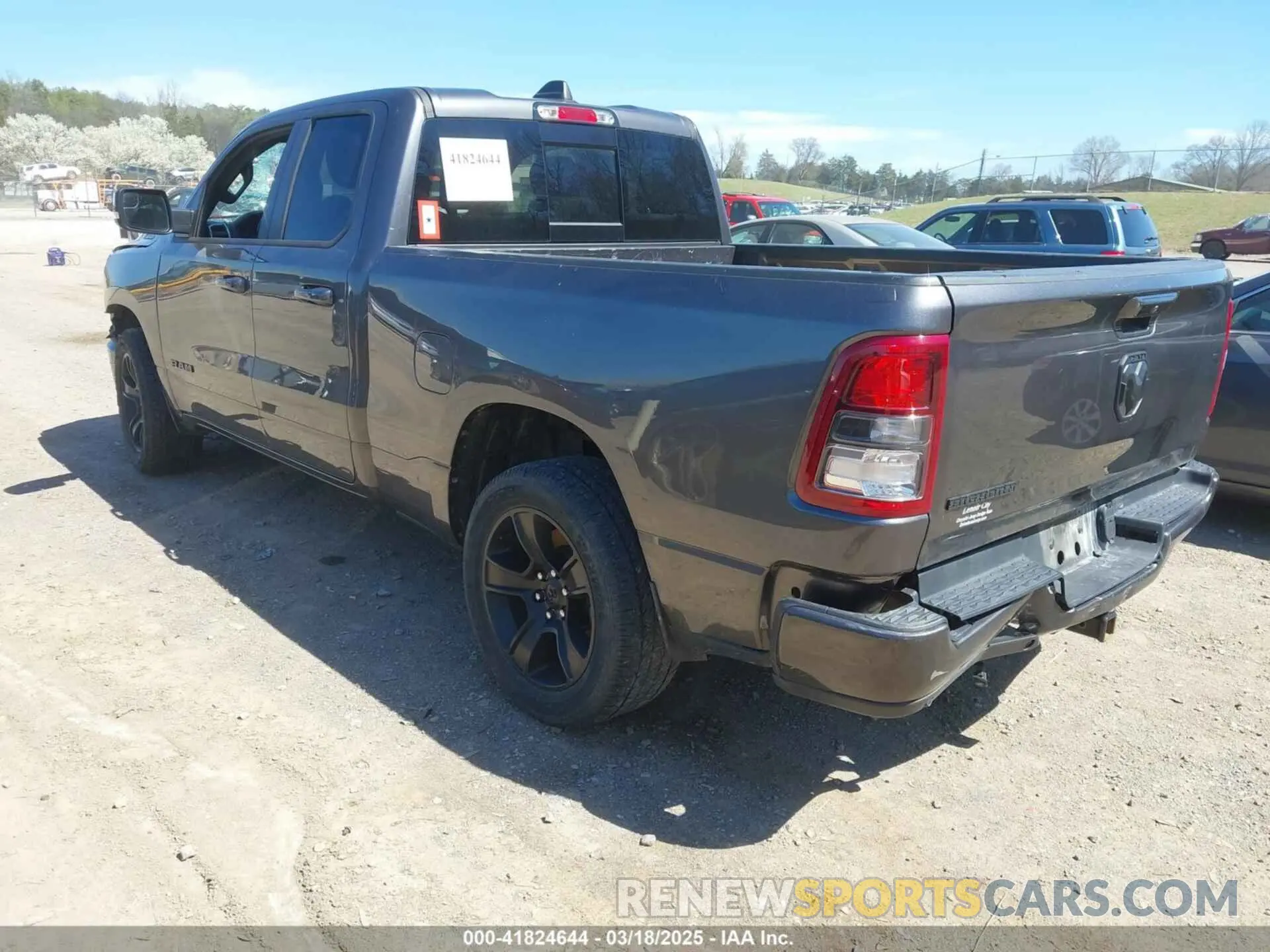 3 Photograph of a damaged car 1C6RREBG8NN398788 RAM 1500 2022