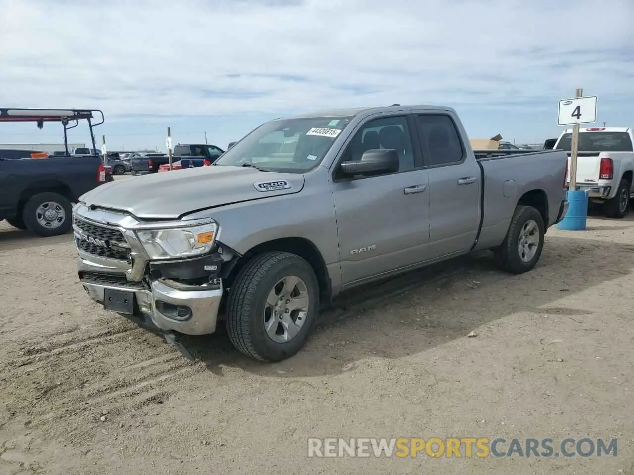 1 Photograph of a damaged car 1C6RREBG9NN273217 RAM 1500 2022
