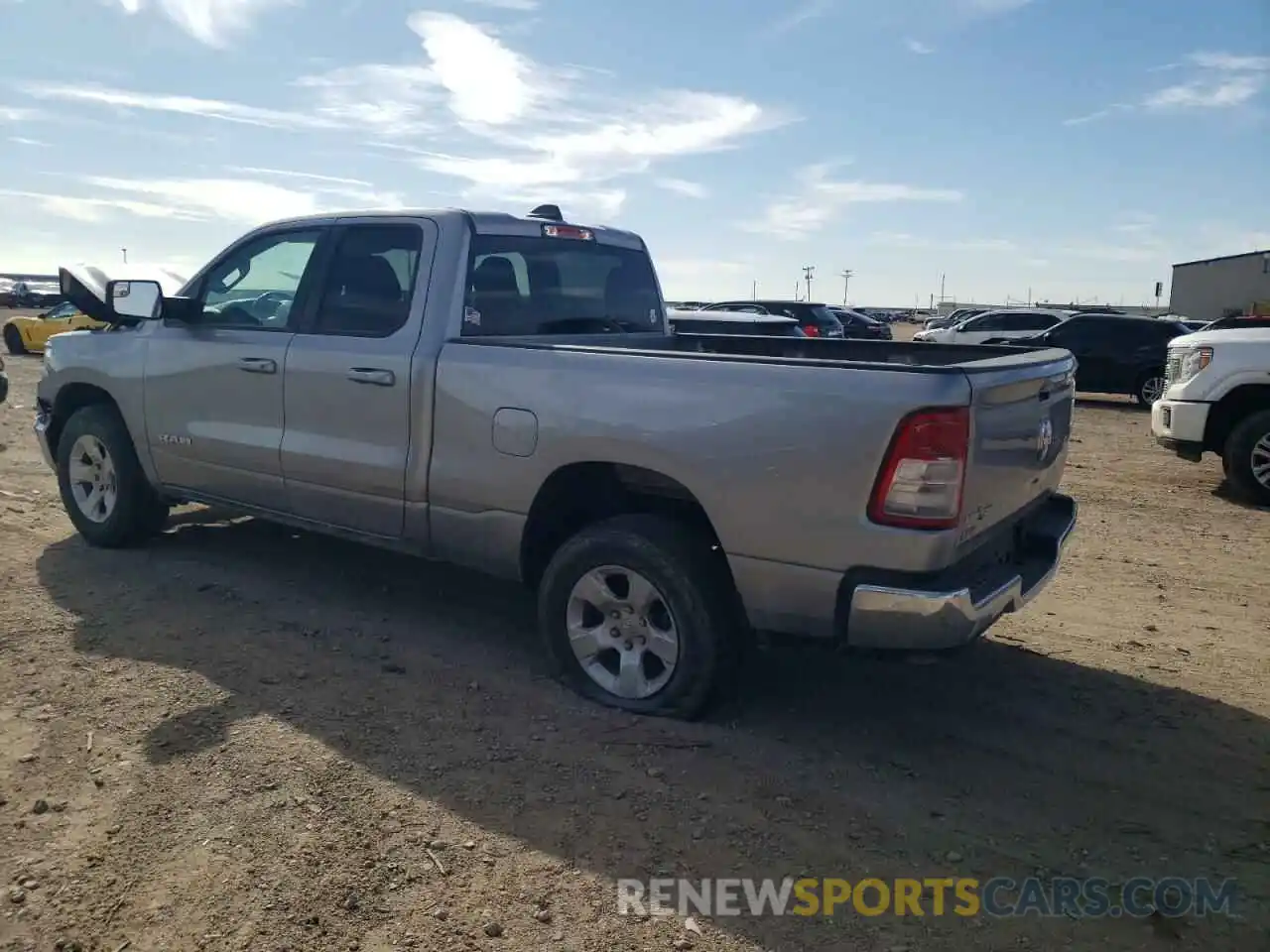 2 Photograph of a damaged car 1C6RREBGXNN219599 RAM 1500 2022