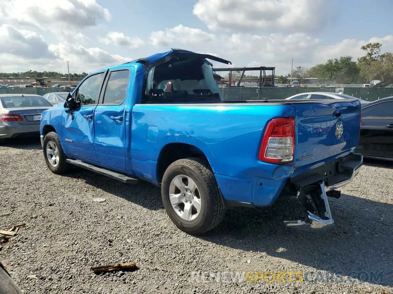 2 Photograph of a damaged car 1C6RREBGXNN451989 RAM 1500 2022