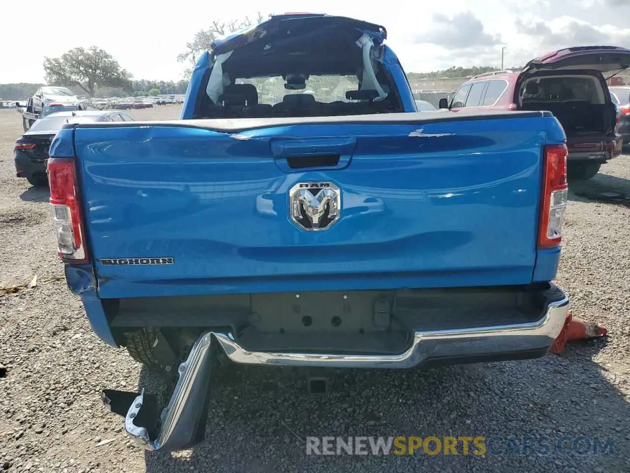 6 Photograph of a damaged car 1C6RREBGXNN451989 RAM 1500 2022