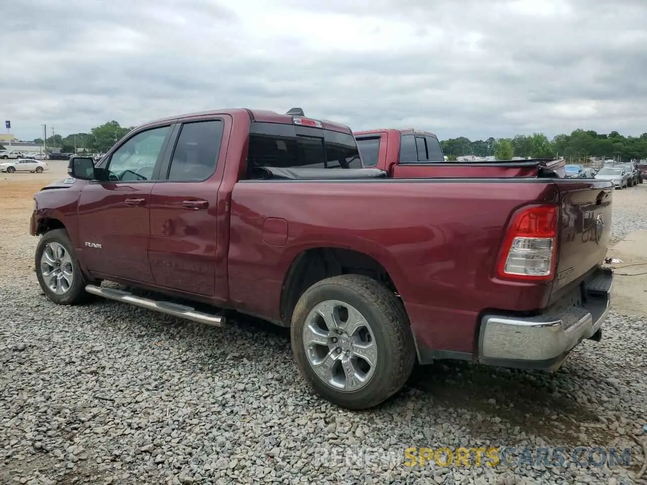 2 Photograph of a damaged car 1C6RREBT0NN125521 RAM 1500 2022