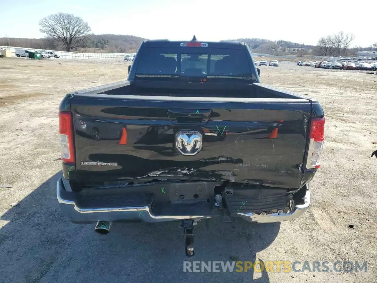 6 Photograph of a damaged car 1C6RREBT1NN219102 RAM 1500 2022