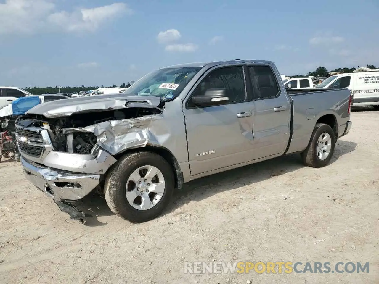 1 Photograph of a damaged car 1C6RREBT2NN125312 RAM 1500 2022