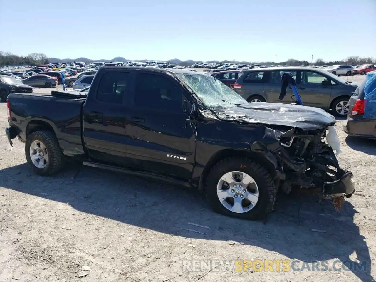 4 Photograph of a damaged car 1C6RREBT7NN127136 RAM 1500 2022