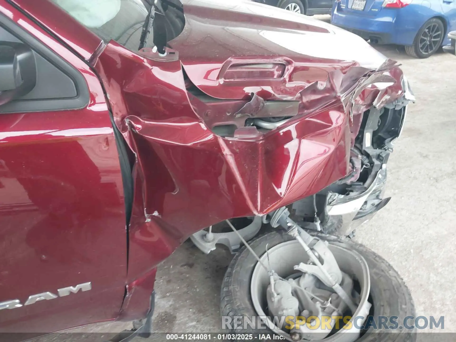 6 Photograph of a damaged car 1C6RREBT7NN231268 RAM 1500 2022