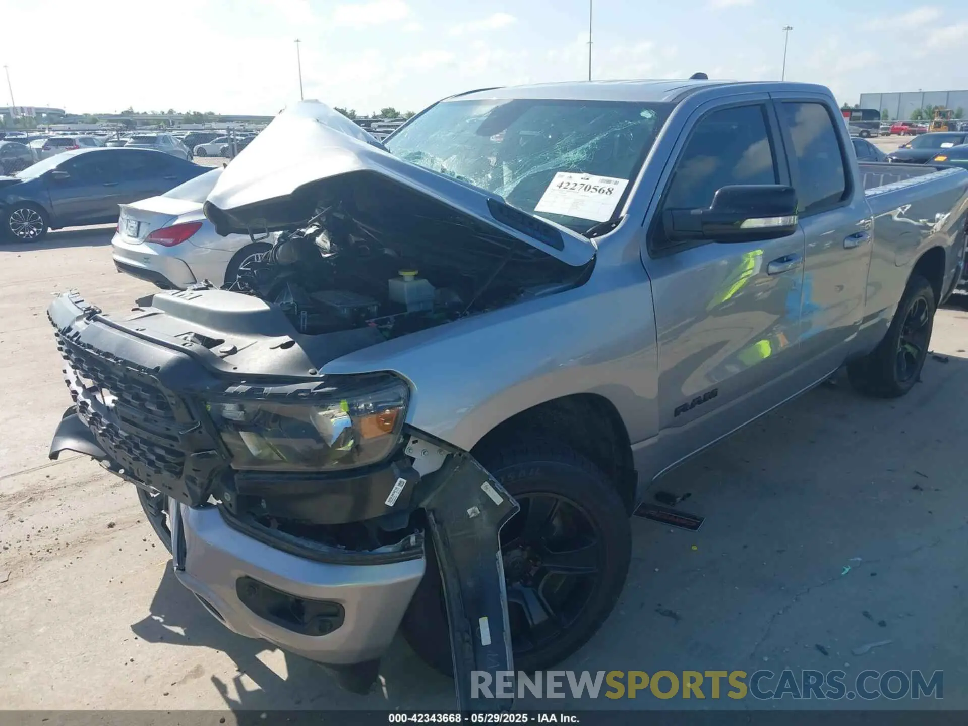 16 Photograph of a damaged car 1C6RREBT7NN399119 RAM 1500 2022