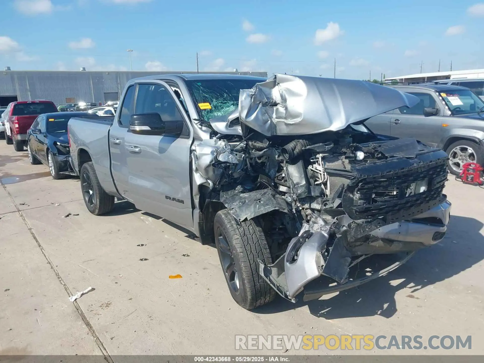 6 Photograph of a damaged car 1C6RREBT7NN399119 RAM 1500 2022