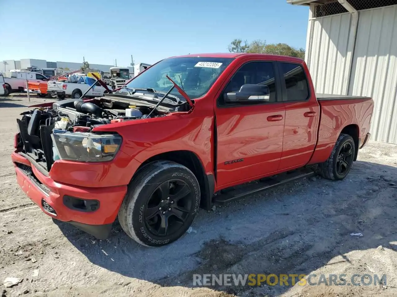 1 Photograph of a damaged car 1C6RREBTXNN350724 RAM 1500 2022