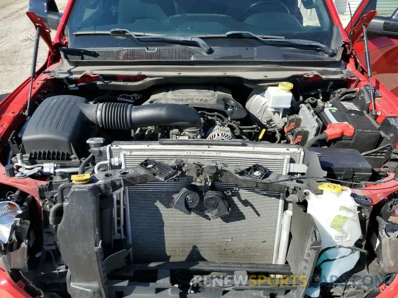 11 Photograph of a damaged car 1C6RREBTXNN350724 RAM 1500 2022