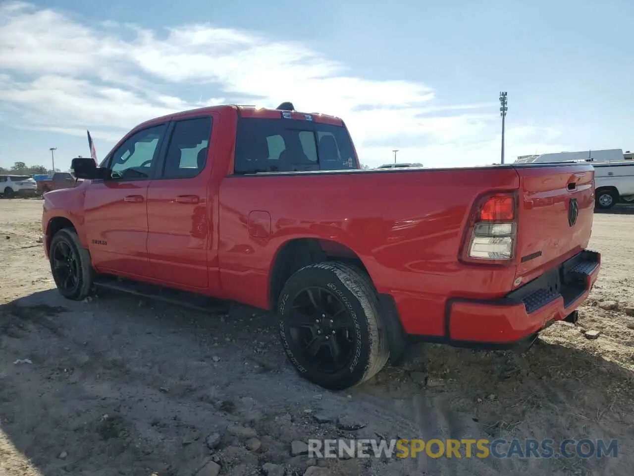 2 Photograph of a damaged car 1C6RREBTXNN350724 RAM 1500 2022