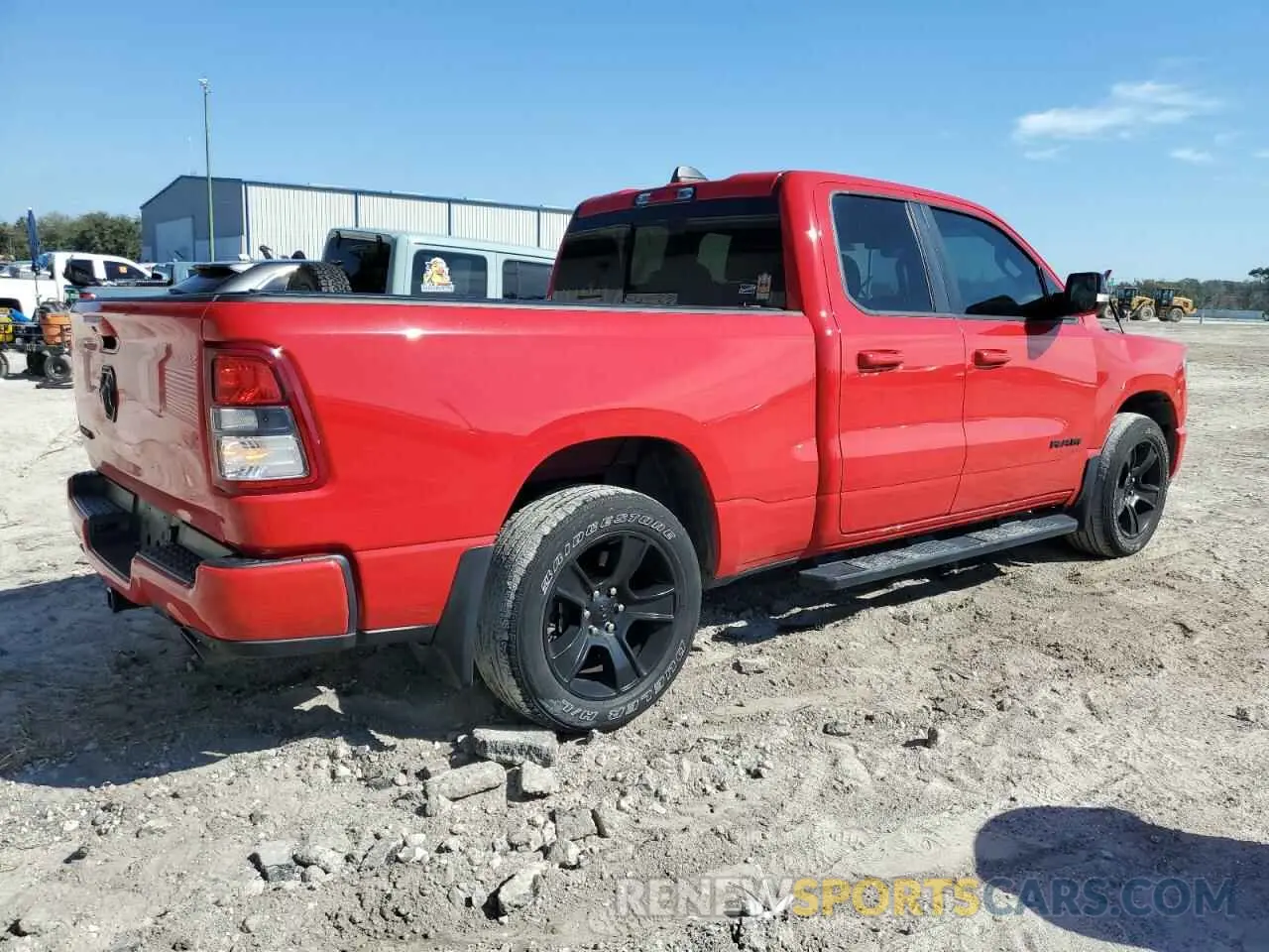 3 Photograph of a damaged car 1C6RREBTXNN350724 RAM 1500 2022