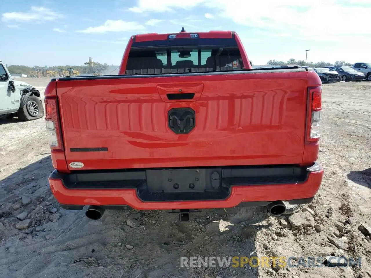 6 Photograph of a damaged car 1C6RREBTXNN350724 RAM 1500 2022