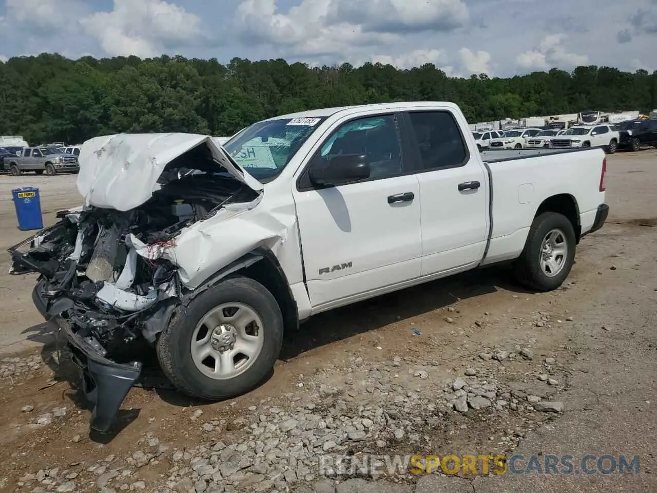 1 Photograph of a damaged car 1C6RRECT8NN415343 RAM 1500 2022