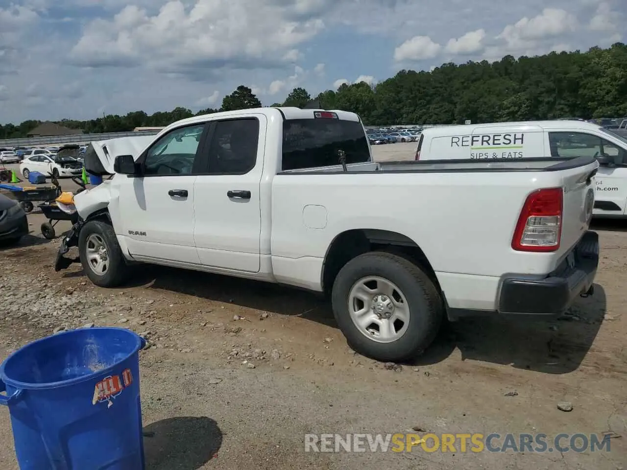 2 Photograph of a damaged car 1C6RRECT8NN415343 RAM 1500 2022