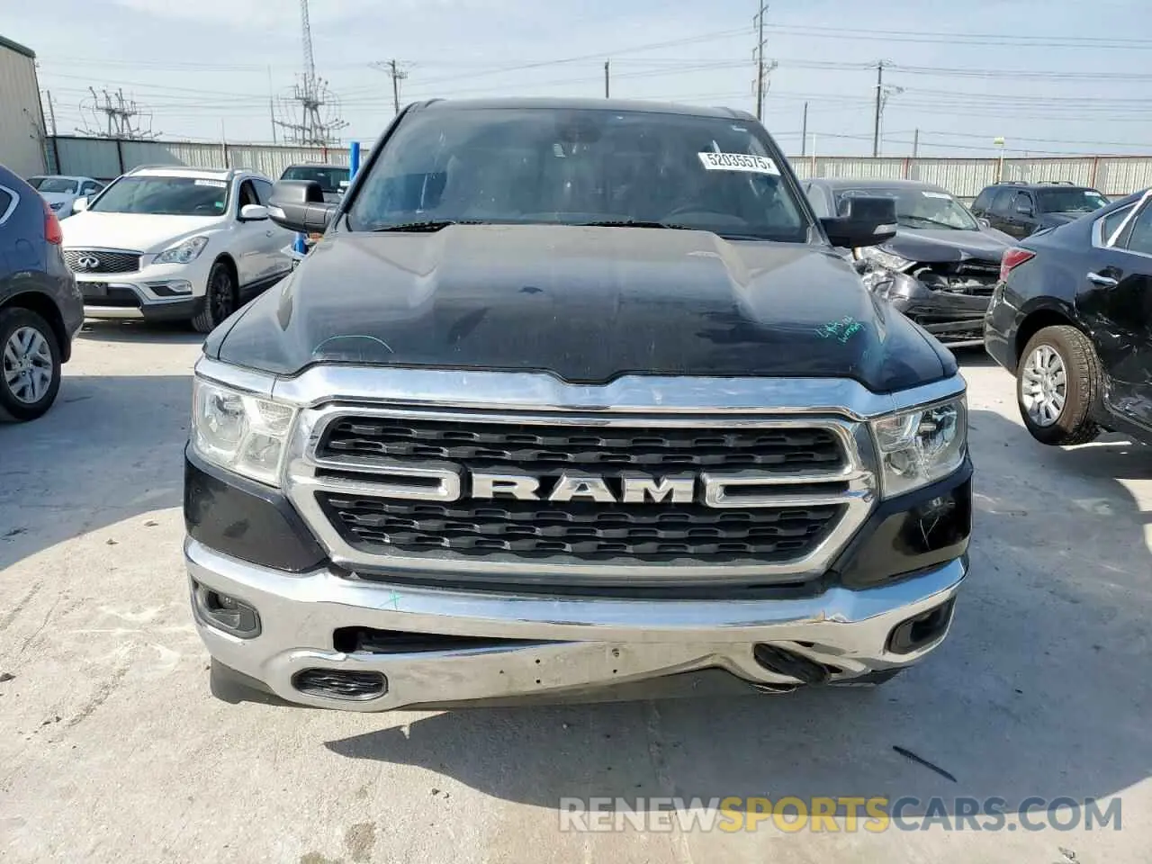 5 Photograph of a damaged car 1C6RREFG4NN202176 RAM 1500 2022