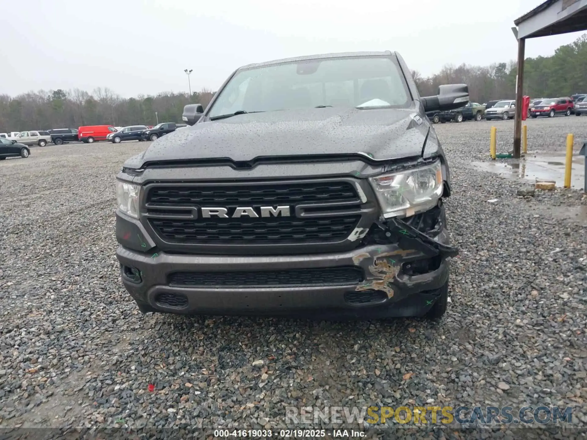 12 Photograph of a damaged car 1C6RREFG6NN337093 RAM 1500 2022