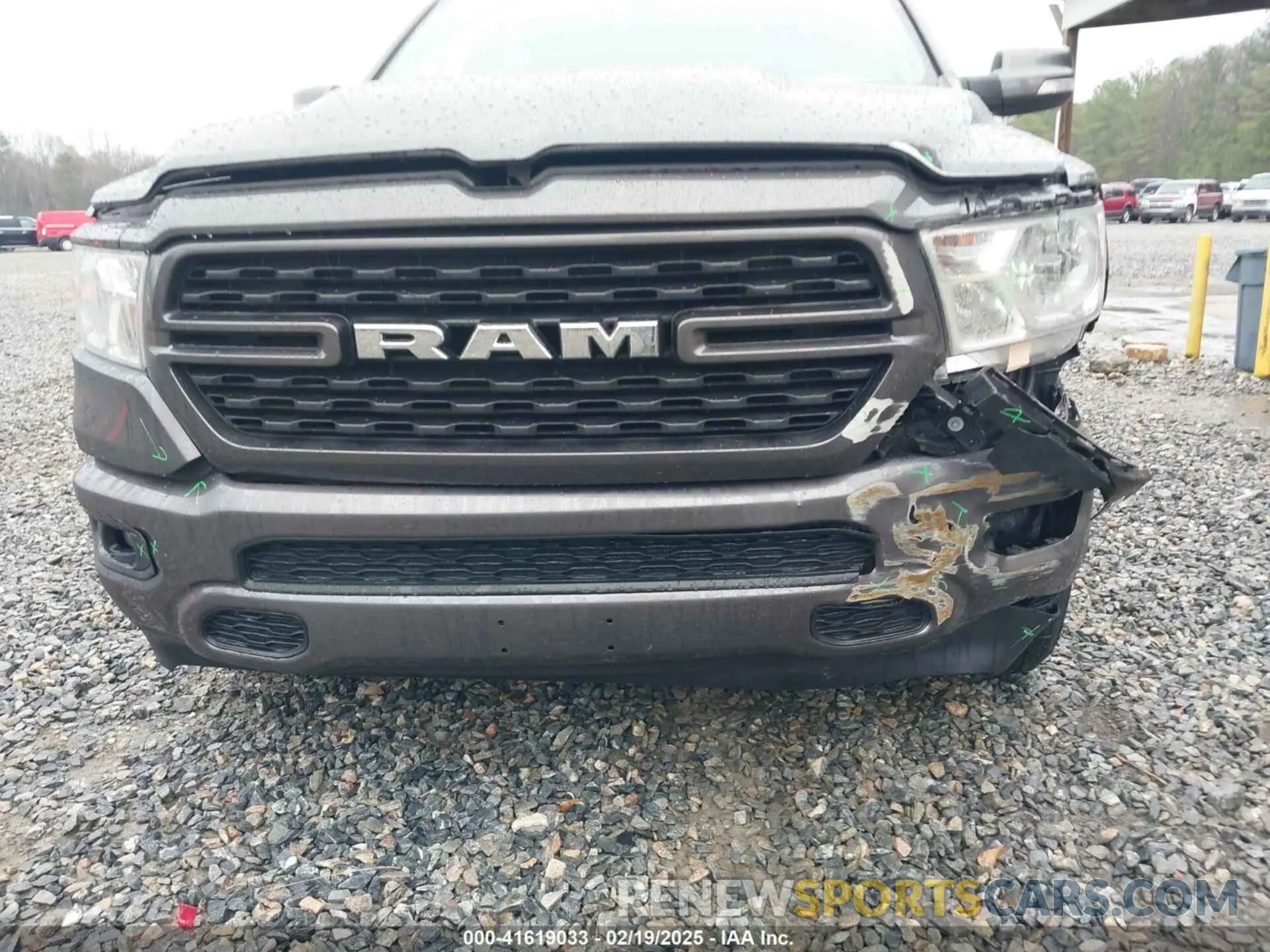 17 Photograph of a damaged car 1C6RREFG6NN337093 RAM 1500 2022