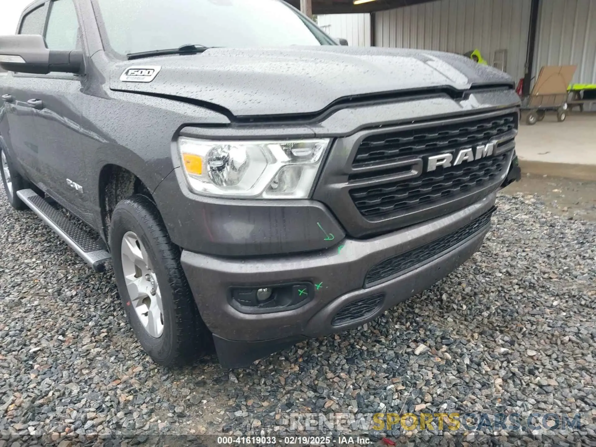 18 Photograph of a damaged car 1C6RREFG6NN337093 RAM 1500 2022