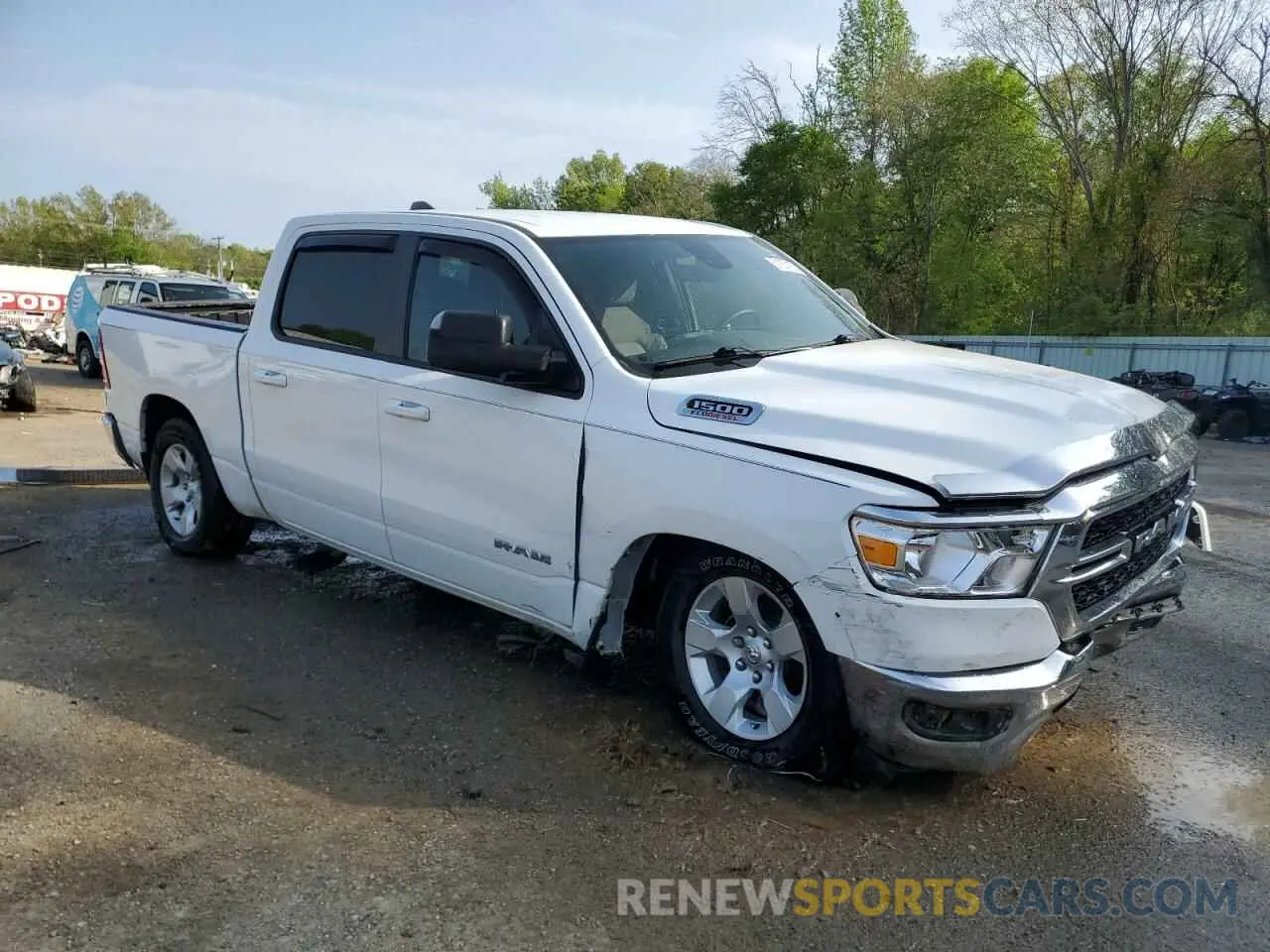 4 Photograph of a damaged car 1C6RREFM9NN446136 RAM 1500 2022